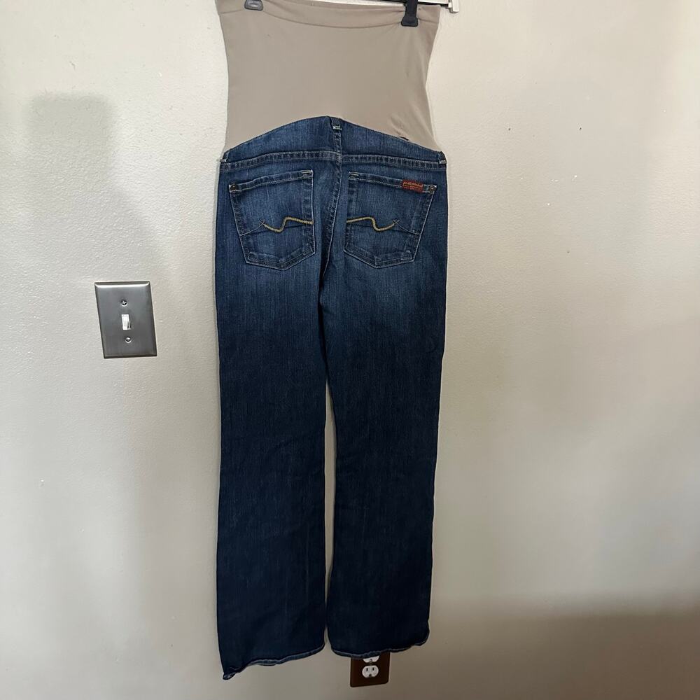 7 for all mankind maternity jeans sz 25